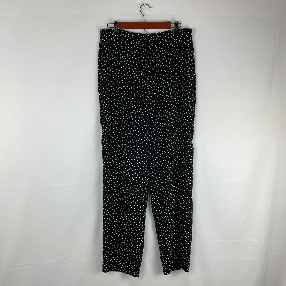 Women’s Pendleton Black Polka Dot Career Wear Dress Pants Size 10
